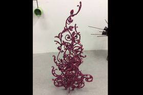 intricate filigree sculpture