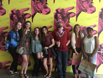 Students at the Andy Warhol Museum